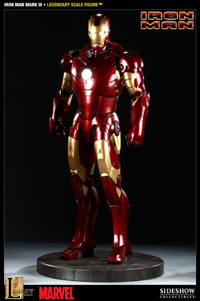 SIDESHOW IRON MAN MARK III - 1/2 SCALE STATUE - 400035