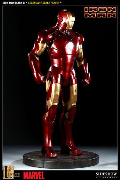 SIDESHOW IRON MAN MARK III - 1/2 SCALE STATUE - 400035