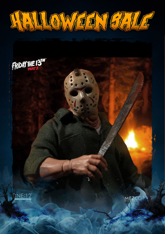 MEZCO TOYZ FRIDAY THE 13TH PART 3 JASON VOORHEES COLLECTIVE 1/12 SCALE- 77160