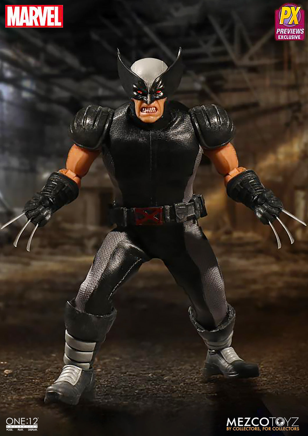 MEZCO WOLVERINE (PX) PREVIEWS EXCLUSIVE 1/12 SCALE - 76532 - Anotoys Collectibles