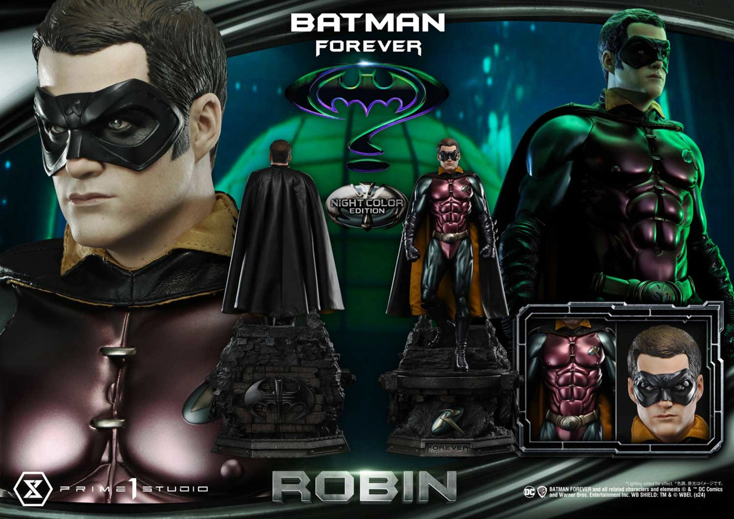 PRIME 1 STUDIO MUSEUM MASTERLINE BATMAN FOREVER (FILM) ROBIN NIGHT COLOR EDITION (PREORDER)