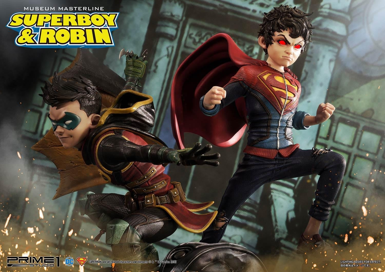PRIME 1 STUDIO SUPERBOY AND ROBIN 1/3 MMDC-38 - Anotoys Collectibles