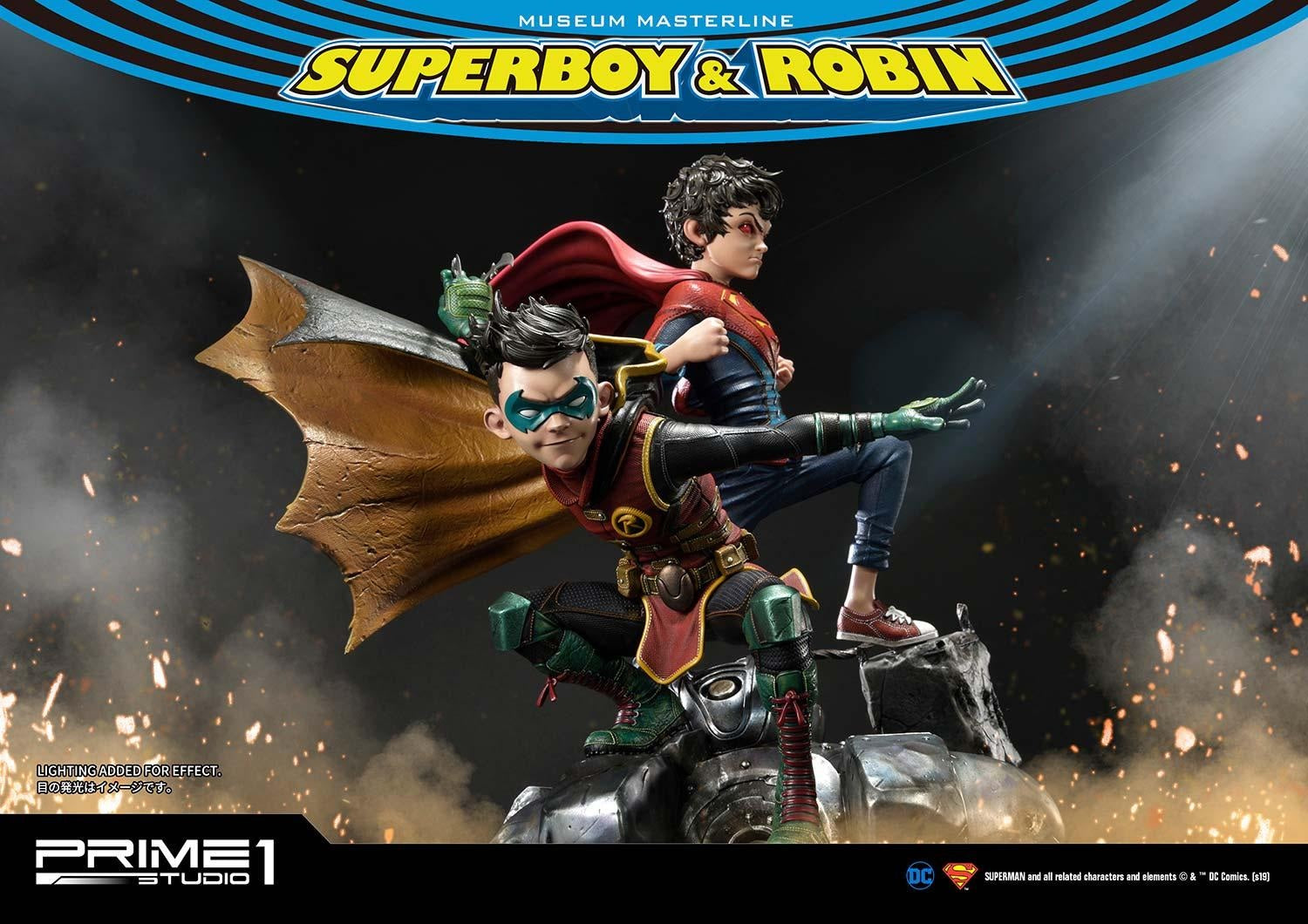 PRIME 1 STUDIO SUPERBOY AND ROBIN 1/3 MMDC-38 - Anotoys Collectibles