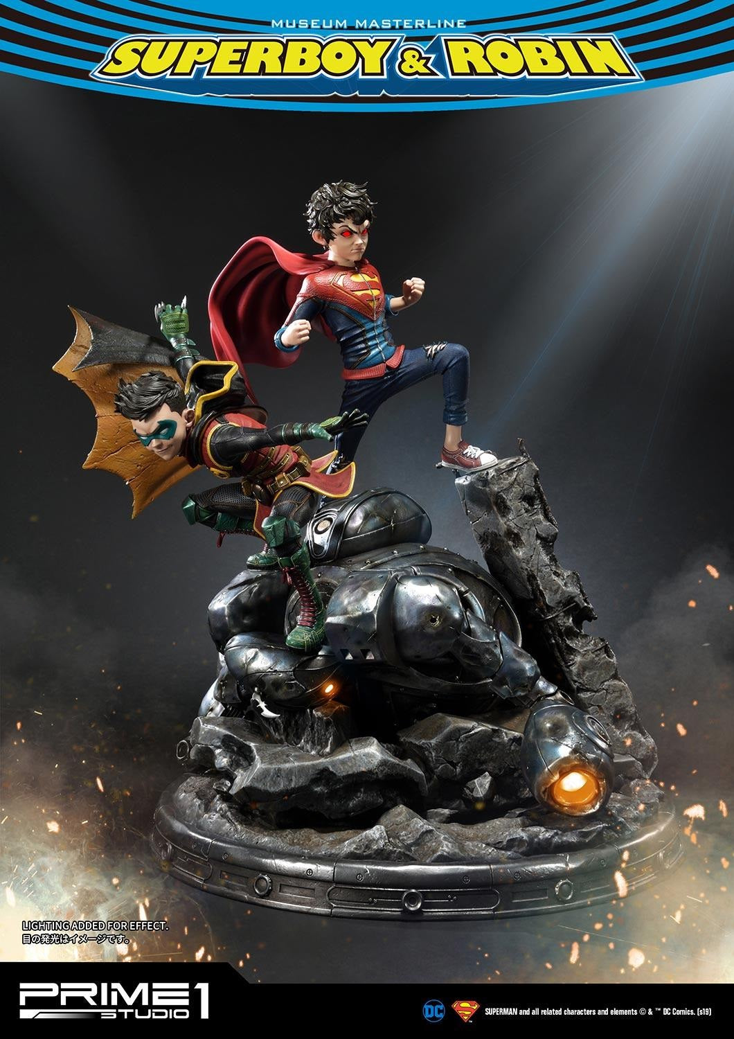 PRIME 1 STUDIO SUPERBOY AND ROBIN EXCLUSIVE VERSION MMDC-38EX - Anotoys Collectibles