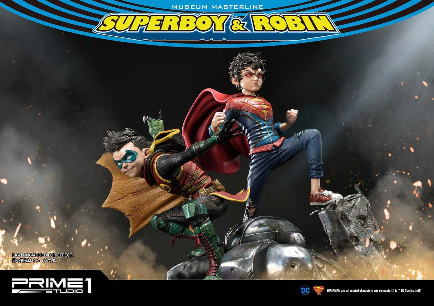 PRIME 1 STUDIO SUPERBOY AND ROBIN EXCLUSIVE VERSION MMDC-38EX - Anotoys Collectibles