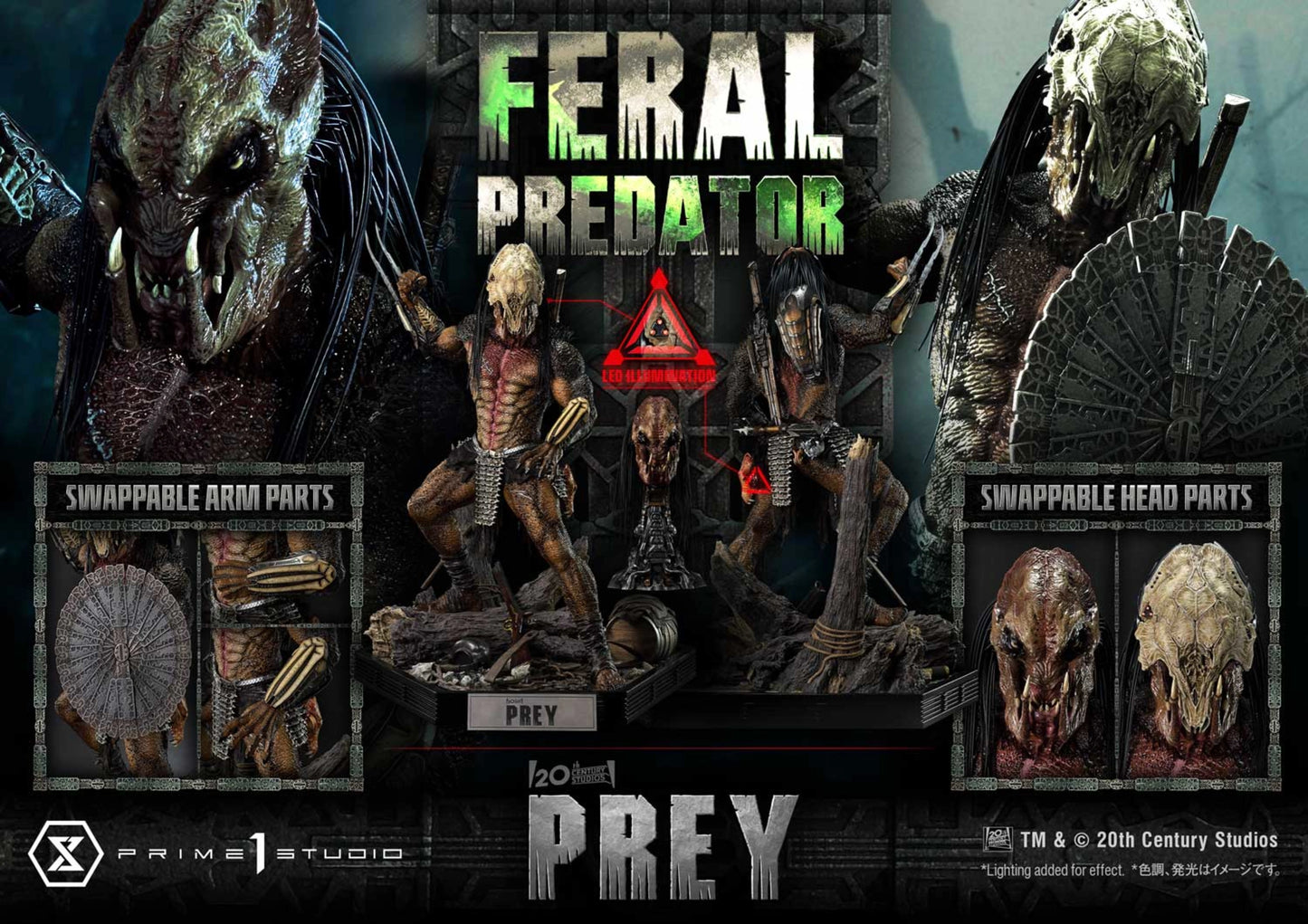 PRIME 1 STUDIO MUSEUM MASTERLINE PREY FERAL PREDATOR(PRE-ORDER)