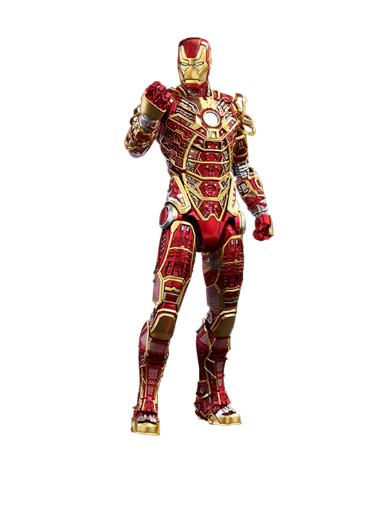 HOT TOYS MARVEL IRON MAN 3 BONES RETRO ARMOR VERSION MARK XLI - MARK 41 1/6 MMS412
