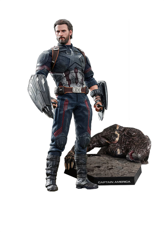 HOT TOYS MARVEL  AVENGERS INFINITY WAR CAPTAIN AMERICA MOVIE PROMO EDITION 1/6 SCALE - MMS481 - Anotoys Collectibles
