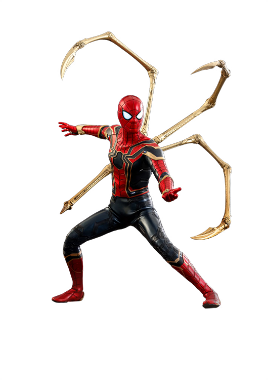 HOT TOYS MARVEL  AVENGERS INFINITY WAR IRON SPIDER COLLECTIBLE FIGURE 1/6TH SCALE - MMS482