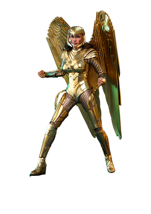 HOT TOYS DC WONDER WOMAN 1984 GOLDEN ARMOR WONDER WOMAN (DELUXE VERSION) 16 MMS578