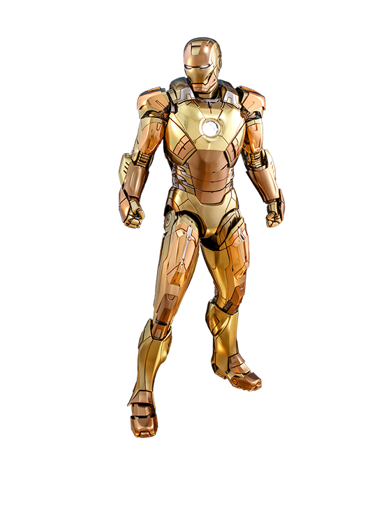 HOT TOYS MARVEL IRON MAN 3 XXI (MIDAS) COLLECTIBLE FIGURE 1/6 MMS586D36