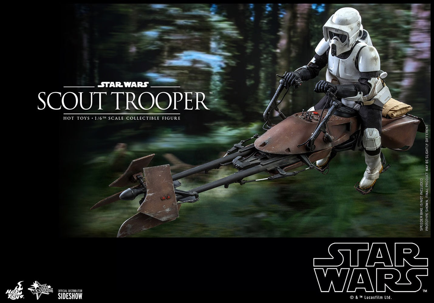 HOT TOYS STAR WARS ROTJ SCOUT TROOPER MMS611