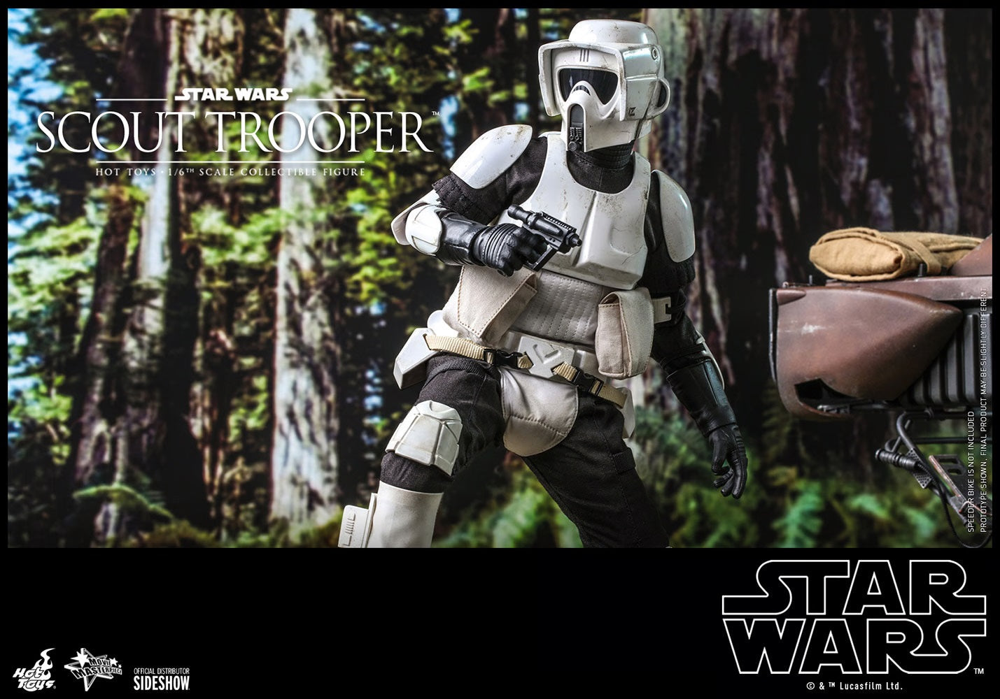 HOT TOYS STAR WARS ROTJ SCOUT TROOPER MMS611