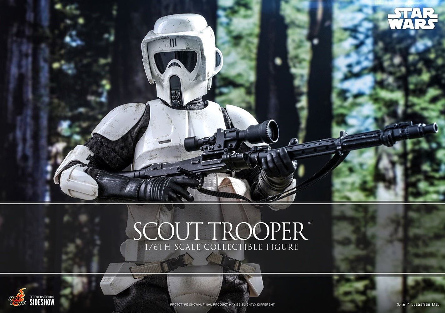 HOT TOYS STAR WARS ROTJ SCOUT TROOPER MMS611