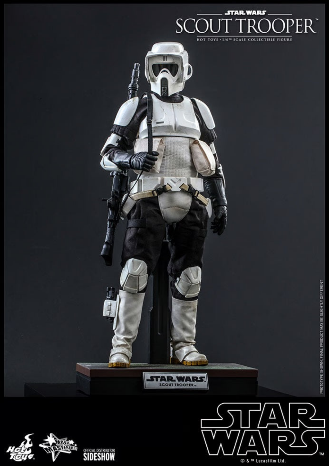 HOT TOYS STAR WARS ROTJ SCOUT TROOPER MMS611