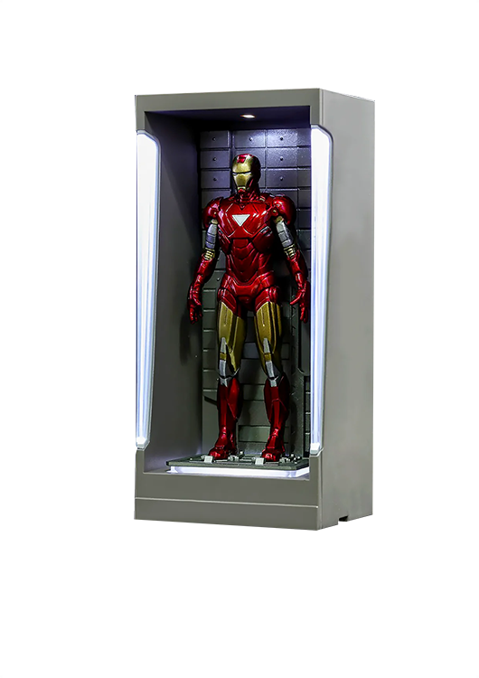 HOT TOYS MARVEL IRON MAN MARK VI - MARK 6 WITH HALL OF ARMOR MINIATURE COLLECTIBLE - MMSC010 - Anotoys Collectibles