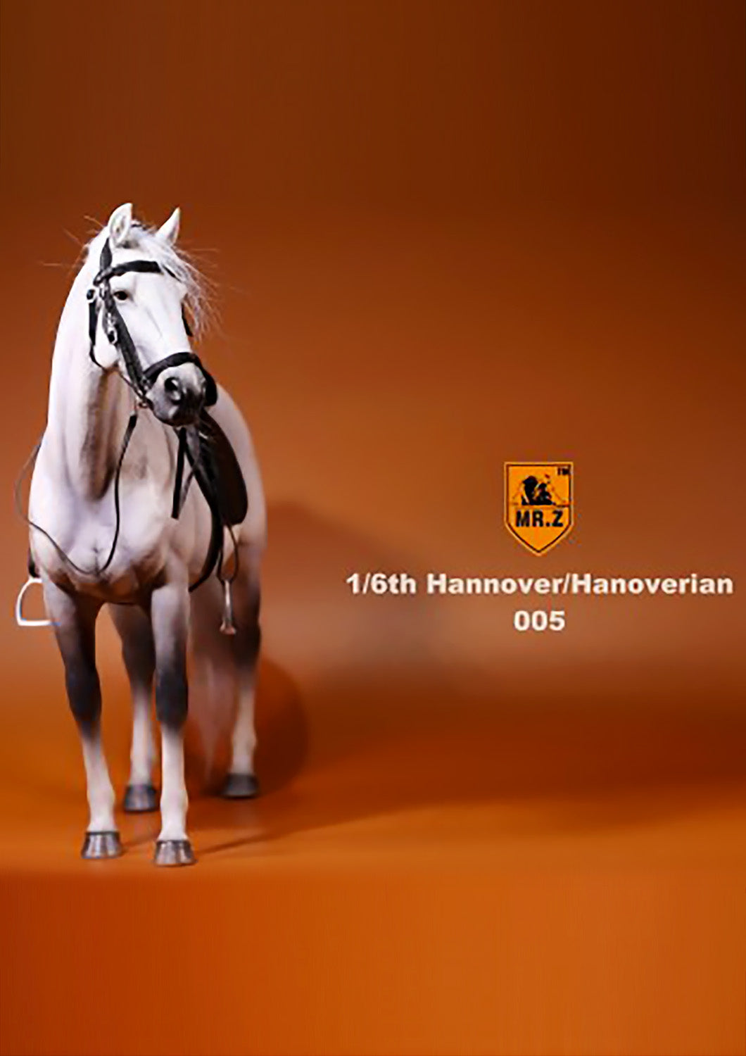 MR.Z REAL ANIMAL SERIES NO.17 1/6TH SCALE GERMAN HANOVERIAN WARMBLOOD HORSE STATUE 005 - Anotoys Collectibles