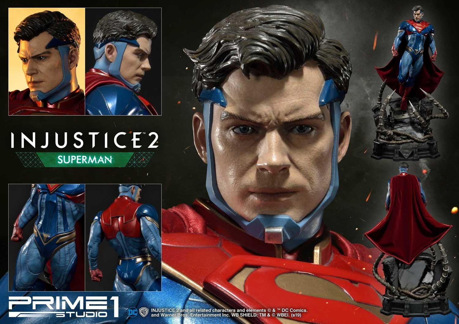 PRIME 1 STUDIO INJUSTICE 2: SUPERMAN 1/4 PMDCIJ-03 - Anotoys Collectibles