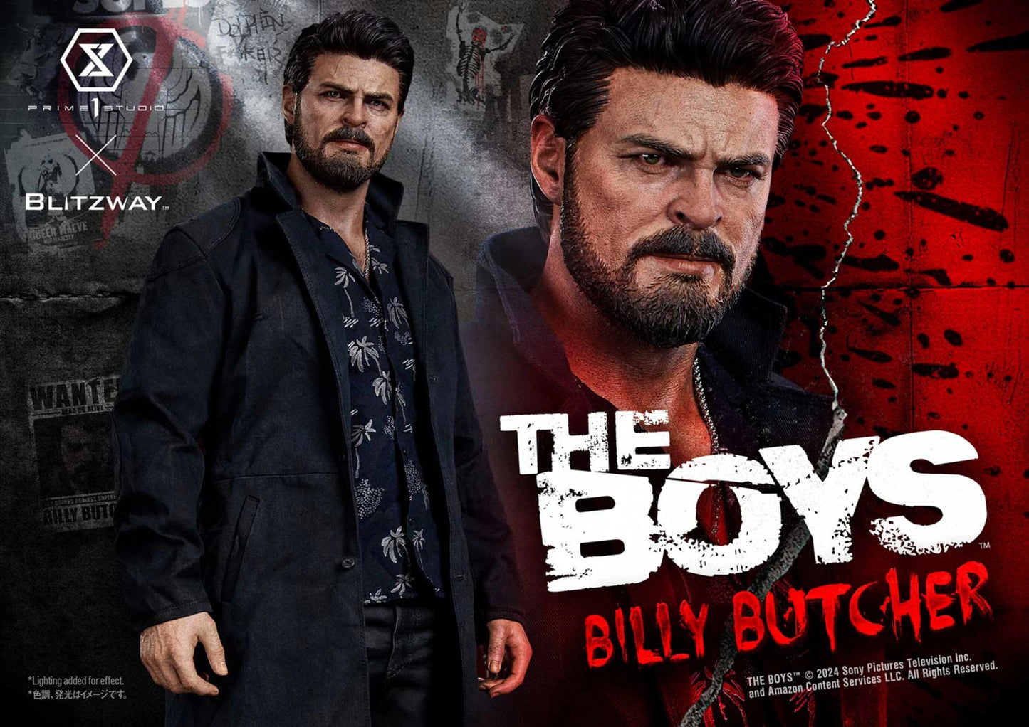 PRIME 1 STUDIO - THE BOYS - WILLIAM "BILLY" BUTCHER DELUXE VERSION 1:4 SCALE STATUE