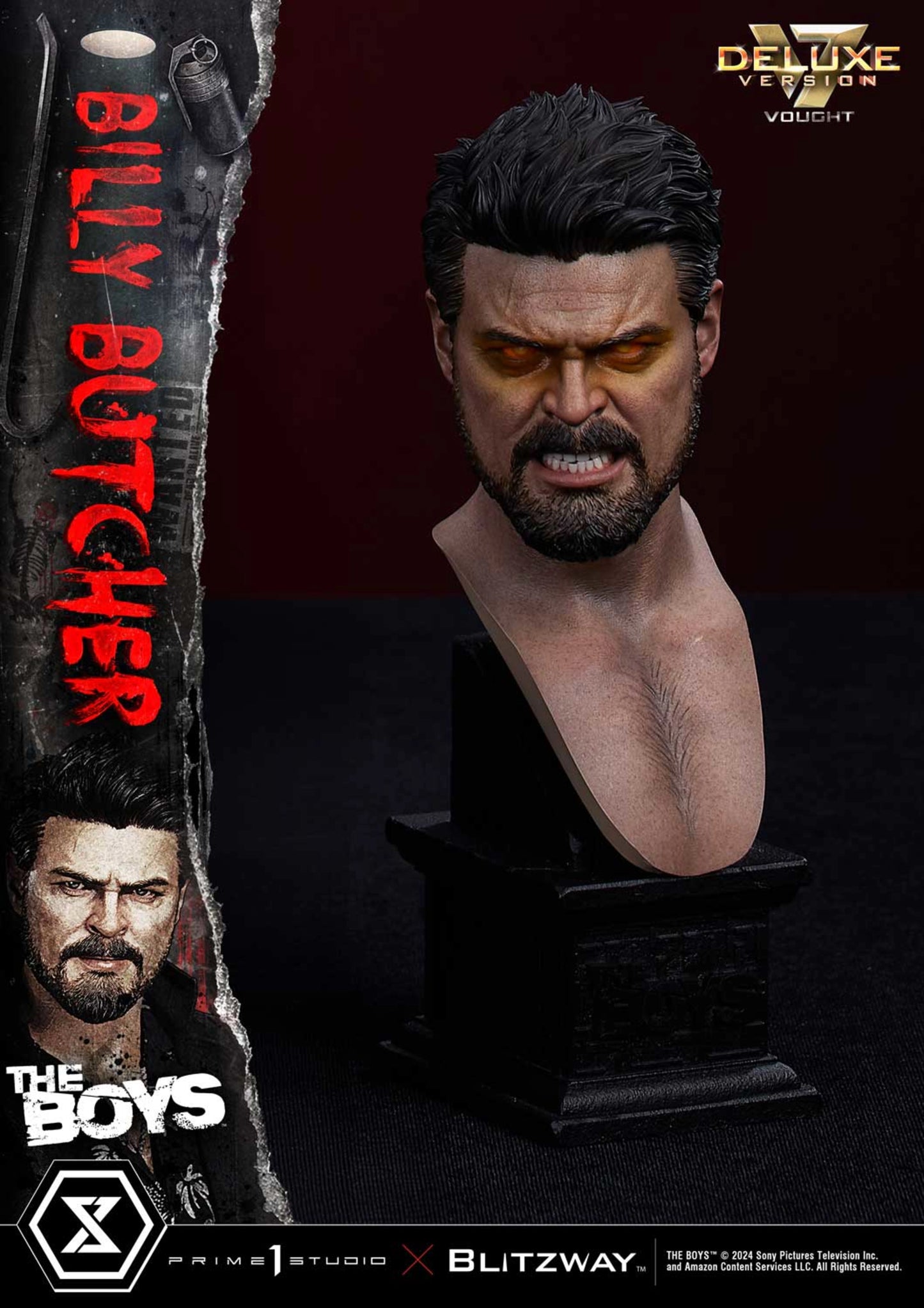 PRIME 1 STUDIO - THE BOYS - WILLIAM "BILLY" BUTCHER DELUXE VERSION 1:4 SCALE STATUE