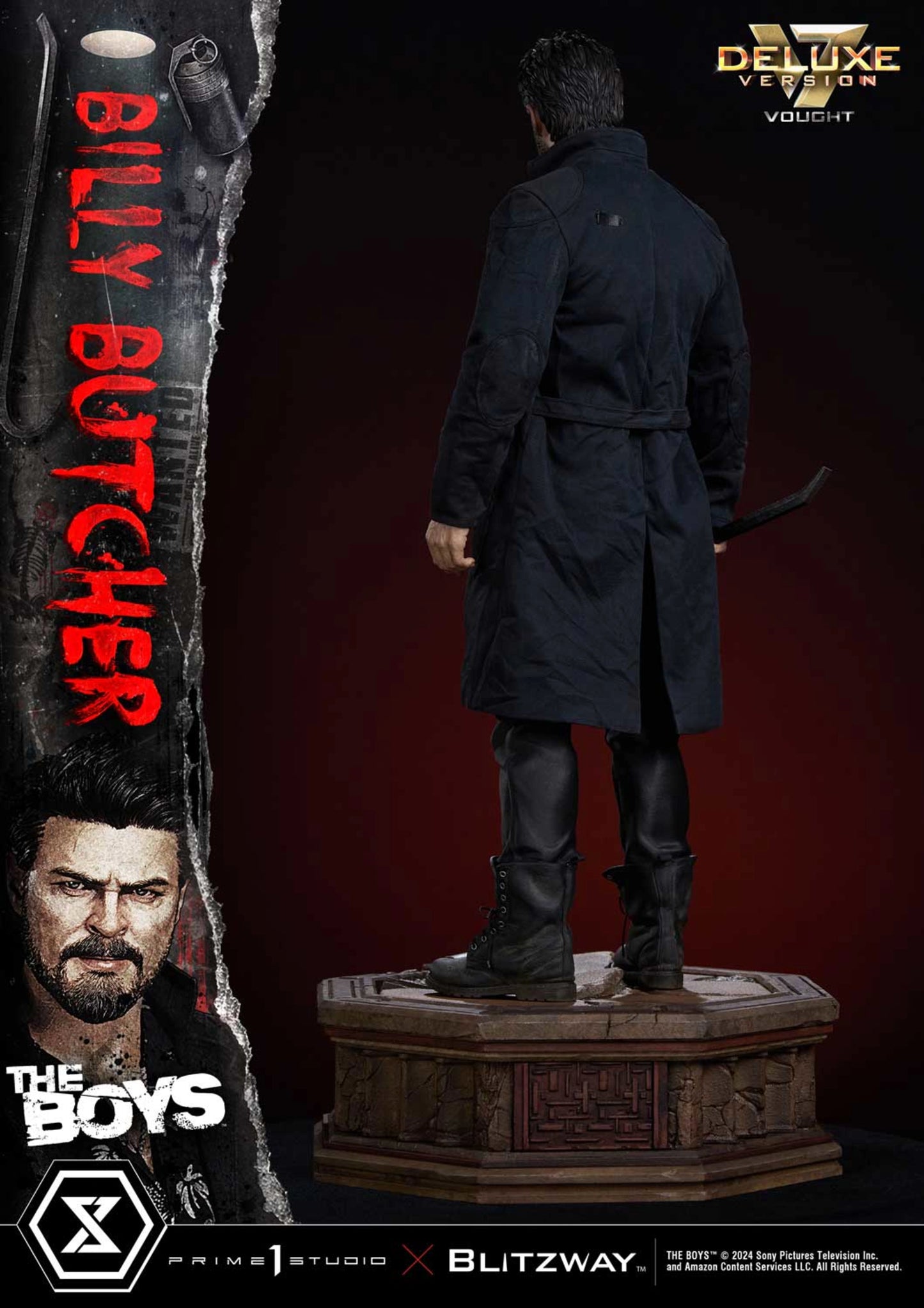 PRIME 1 STUDIO - THE BOYS - WILLIAM "BILLY" BUTCHER DELUXE VERSION 1:4 SCALE STATUE