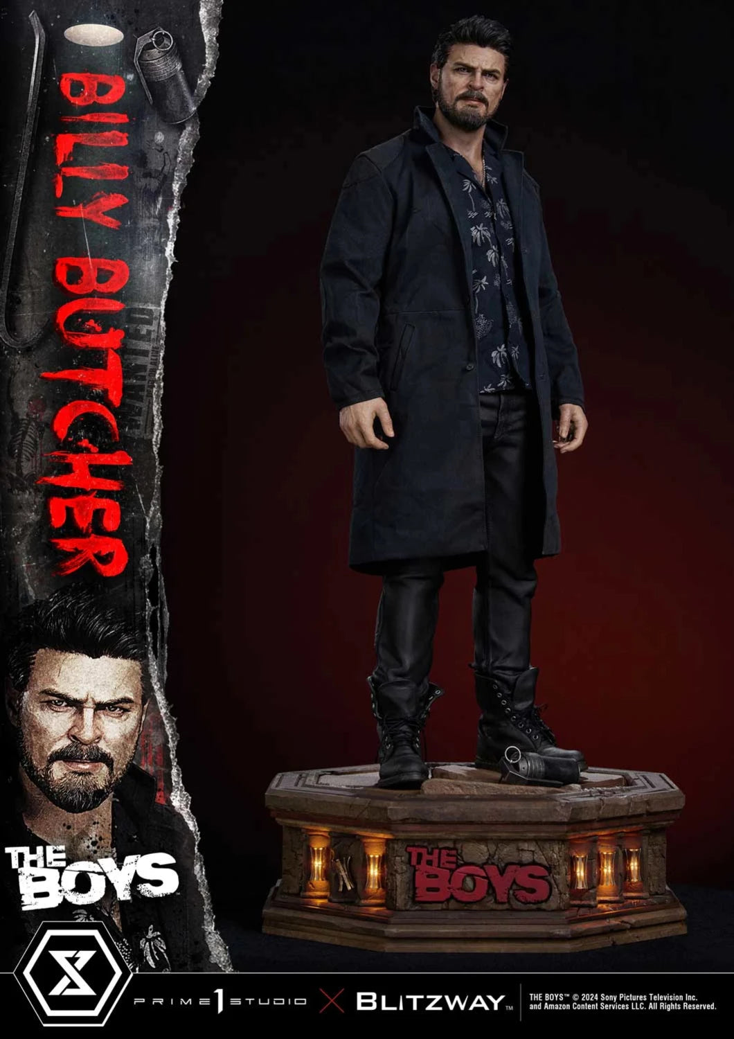 PRIME 1 STUDIO - THE BOYS - WILLIAM "BILLY" BUTCHER DELUXE VERSION 1:4 SCALE STATUE