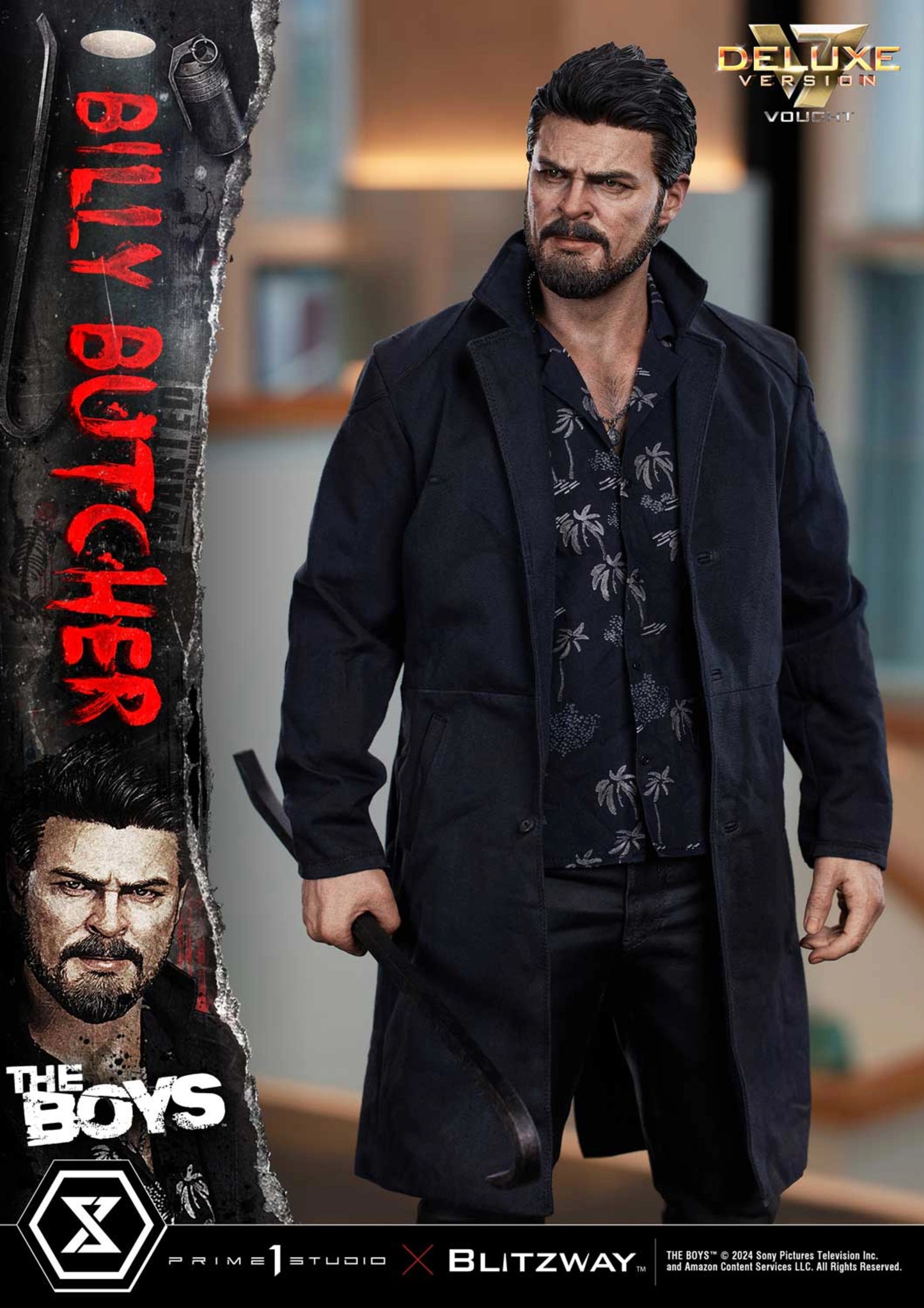 PRIME 1 STUDIO - THE BOYS - WILLIAM "BILLY" BUTCHER DELUXE VERSION 1:4 SCALE STATUE