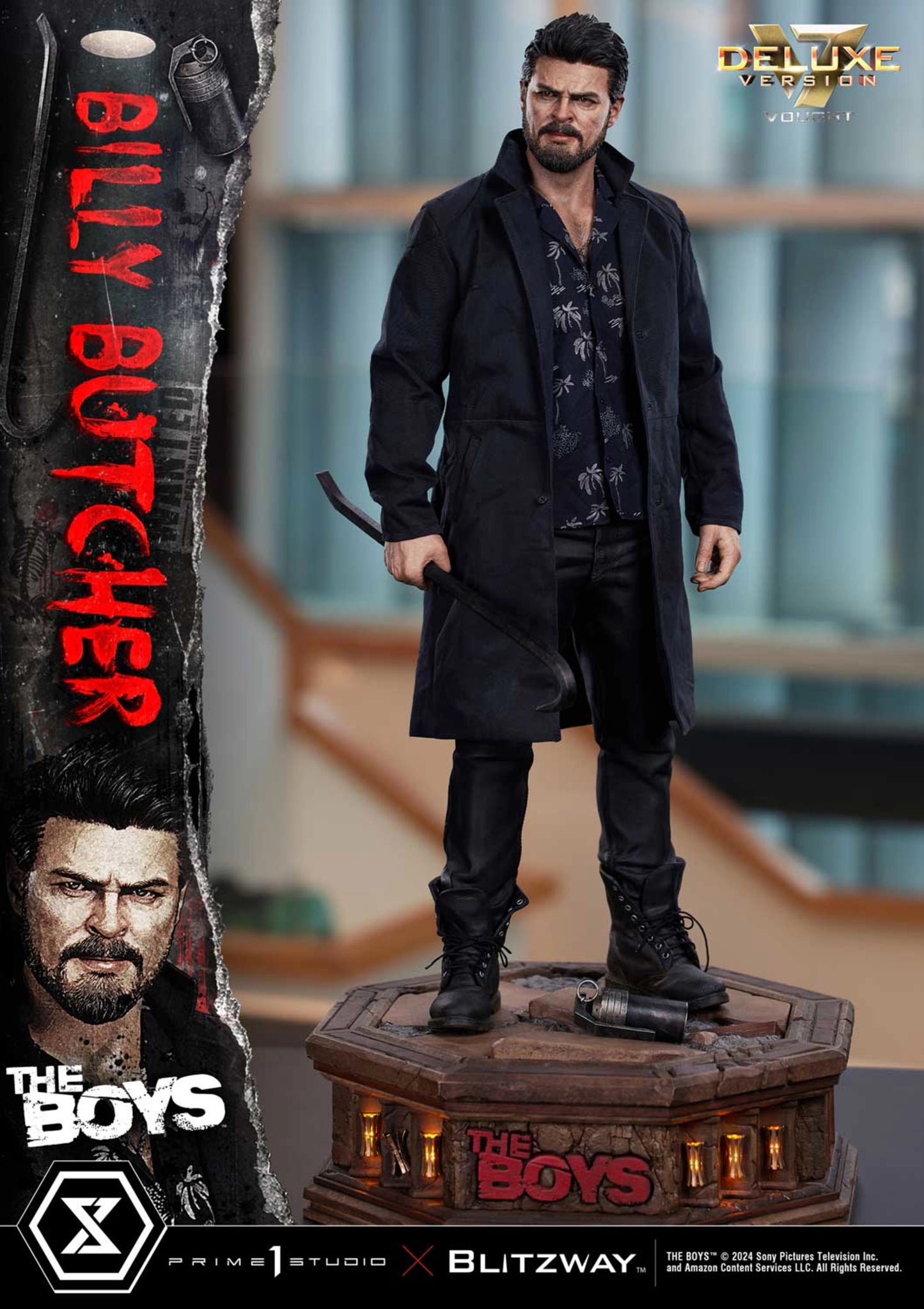 PRIME 1 STUDIO - THE BOYS - WILLIAM "BILLY" BUTCHER DELUXE VERSION 1:4 SCALE STATUE