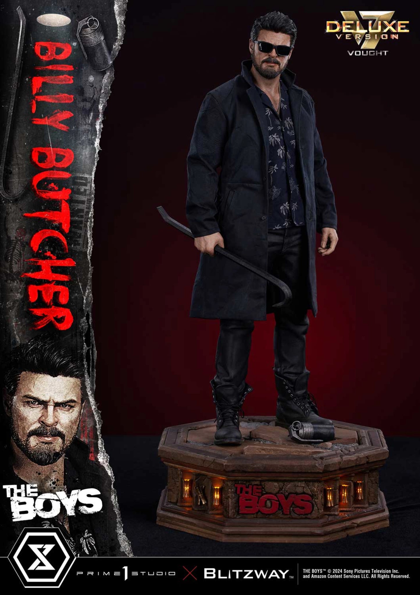 PRIME 1 STUDIO - THE BOYS - WILLIAM "BILLY" BUTCHER DELUXE VERSION 1:4 SCALE STATUE