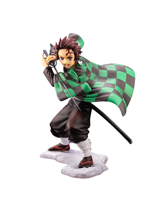 KOTOBUKIYA DEMON SLAYER ARTFX TANJIRO KAMADO WITH FACEPLATE 18 SCALE - PP840