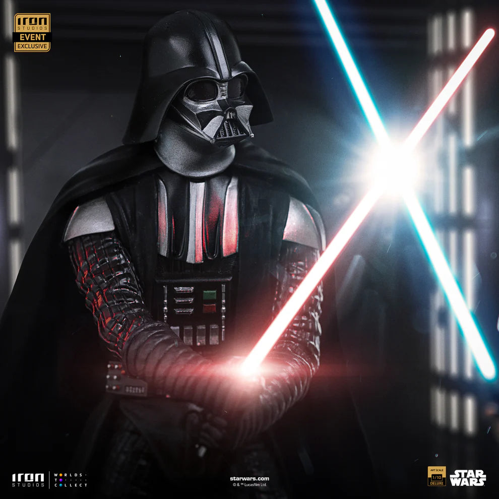IRON STUDIOS - STAR WARS - DARTH VADER VS OBI-WAN KENOBI ART SCALE 1/10 - LUCSWR123325-10 - Anotoys Collectibles