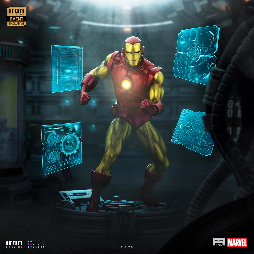 IRON STUDIOS - IRON MAN (CCXP EVENT EXCLUSIVE 2025) - MARCAS123525-10 - Anotoys Collectibles
