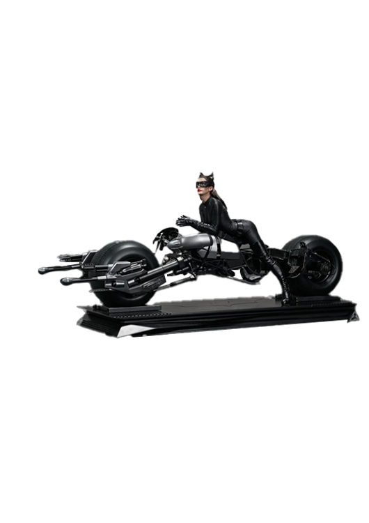 QUEEN STUDIOS THE DARK KNIGHT RISES SELINA KYLE CATWOMAN ON BATPOD 1/3 STATUE - Anotoys Collectibles