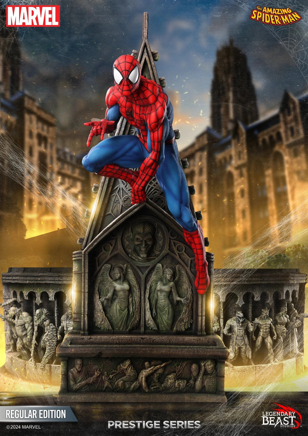 LEGENDARY BEAST STUDIO SPIDER-MAN 1/3 SCALE STATUE - PRESTIGE SERIES (REGULAR)