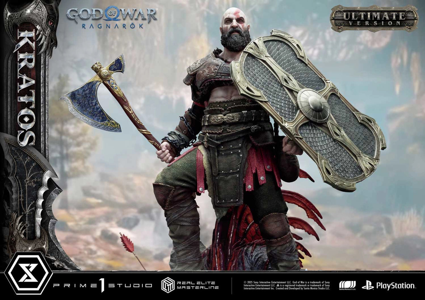 PRIME 1 STUDIO REAL ELITE MASTERLINE GOD OF WAR: RAGNAROK KRATOS ULTIMATE BONUS VERSION(PRE-ORDER)