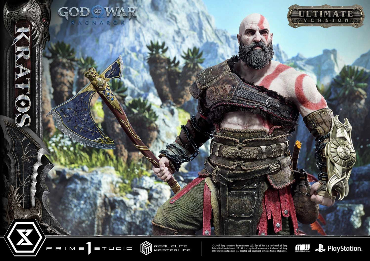 PRIME 1 STUDIO REAL ELITE MASTERLINE GOD OF WAR: RAGNAROK KRATOS ULTIMATE BONUS VERSION(PRE-ORDER)