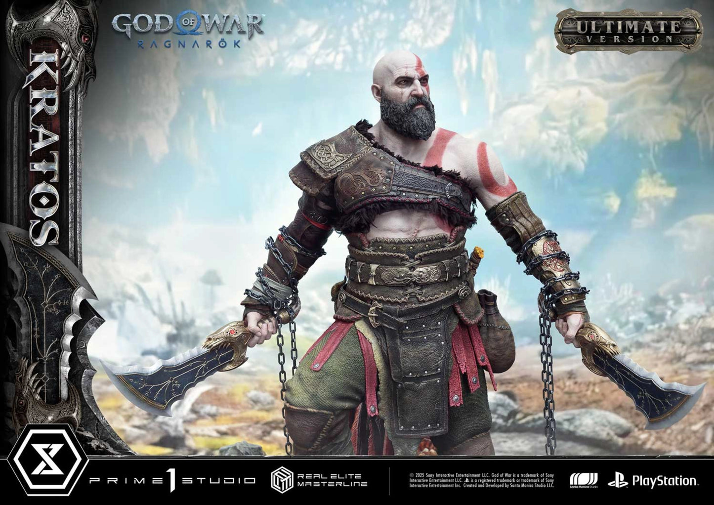 PRIME 1 STUDIO REAL ELITE MASTERLINE GOD OF WAR: RAGNAROK KRATOS ULTIMATE BONUS VERSION(PRE-ORDER)