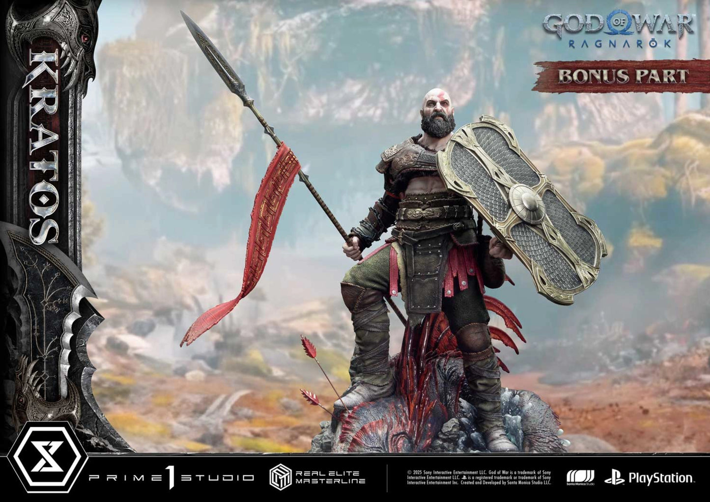 PRIME 1 STUDIO REAL ELITE MASTERLINE GOD OF WAR: RAGNAROK KRATOS ULTIMATE BONUS VERSION(PRE-ORDER)