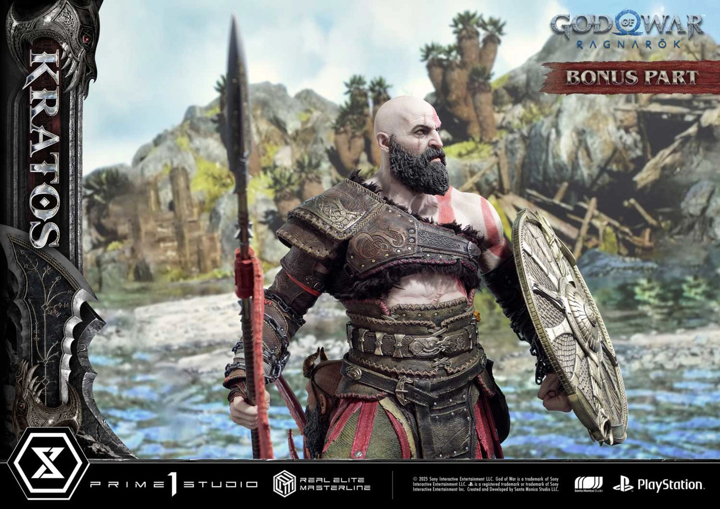 PRIME 1 STUDIO REAL ELITE MASTERLINE GOD OF WAR: RAGNAROK KRATOS ULTIMATE BONUS VERSION(PRE-ORDER)