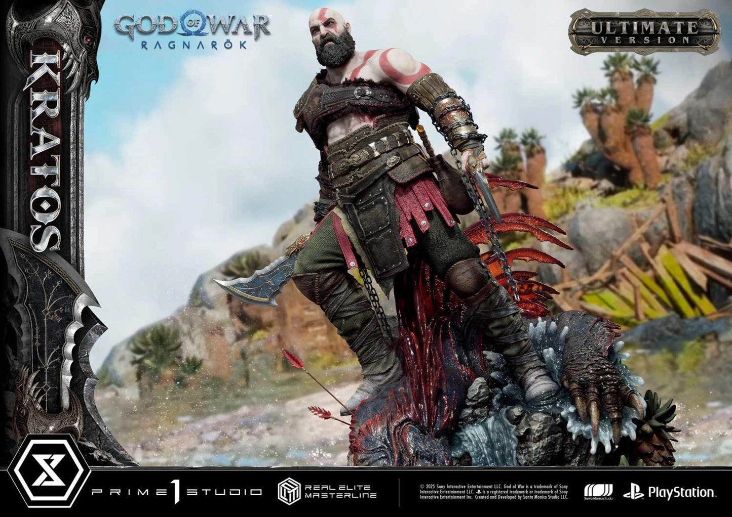 PRIME 1 STUDIO REAL ELITE MASTERLINE GOD OF WAR: RAGNAROK KRATOS ULTIMATE BONUS VERSION(PRE-ORDER)