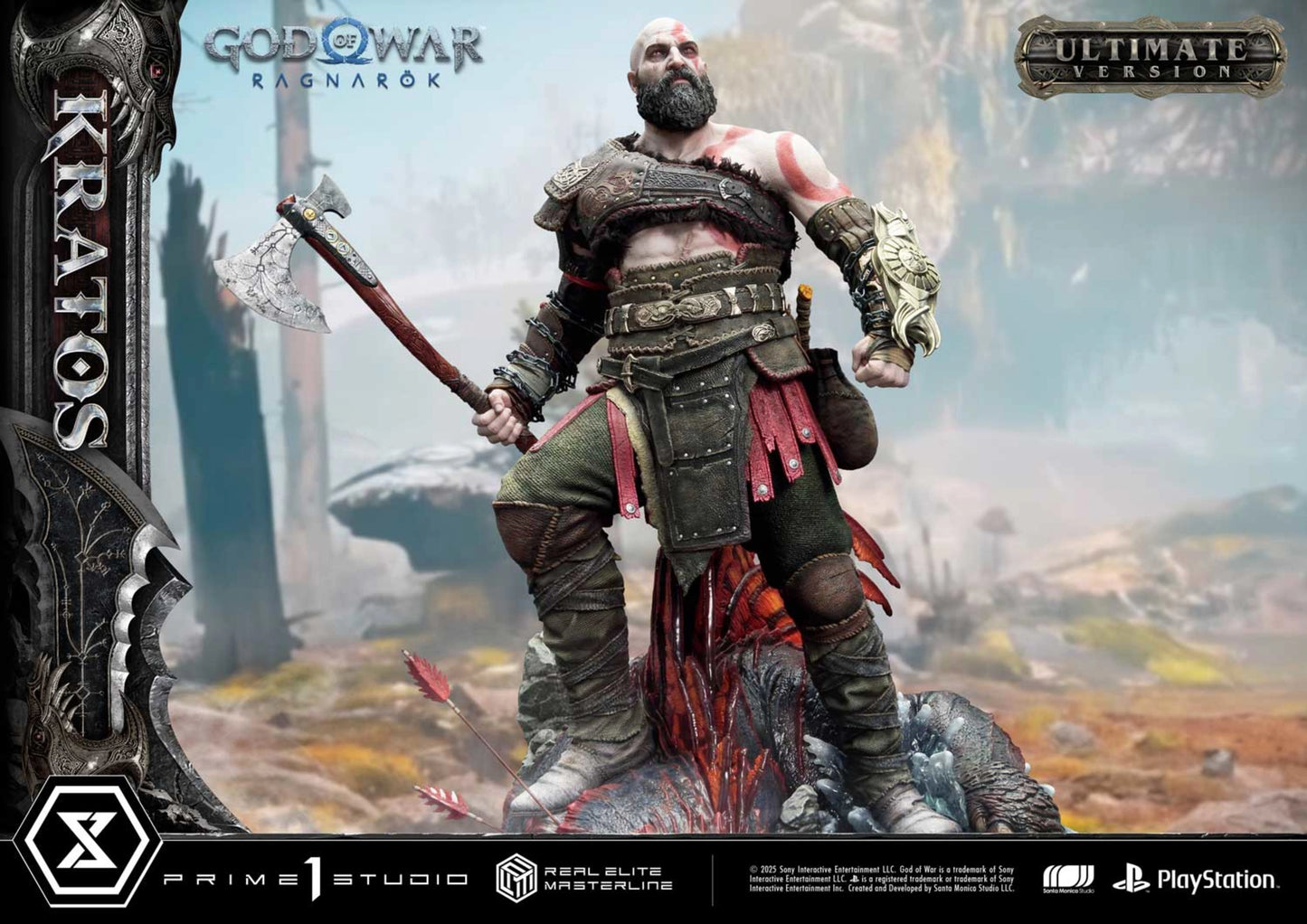 PRIME 1 STUDIO REAL ELITE MASTERLINE GOD OF WAR: RAGNAROK KRATOS ULTIMATE BONUS VERSION(PRE-ORDER)