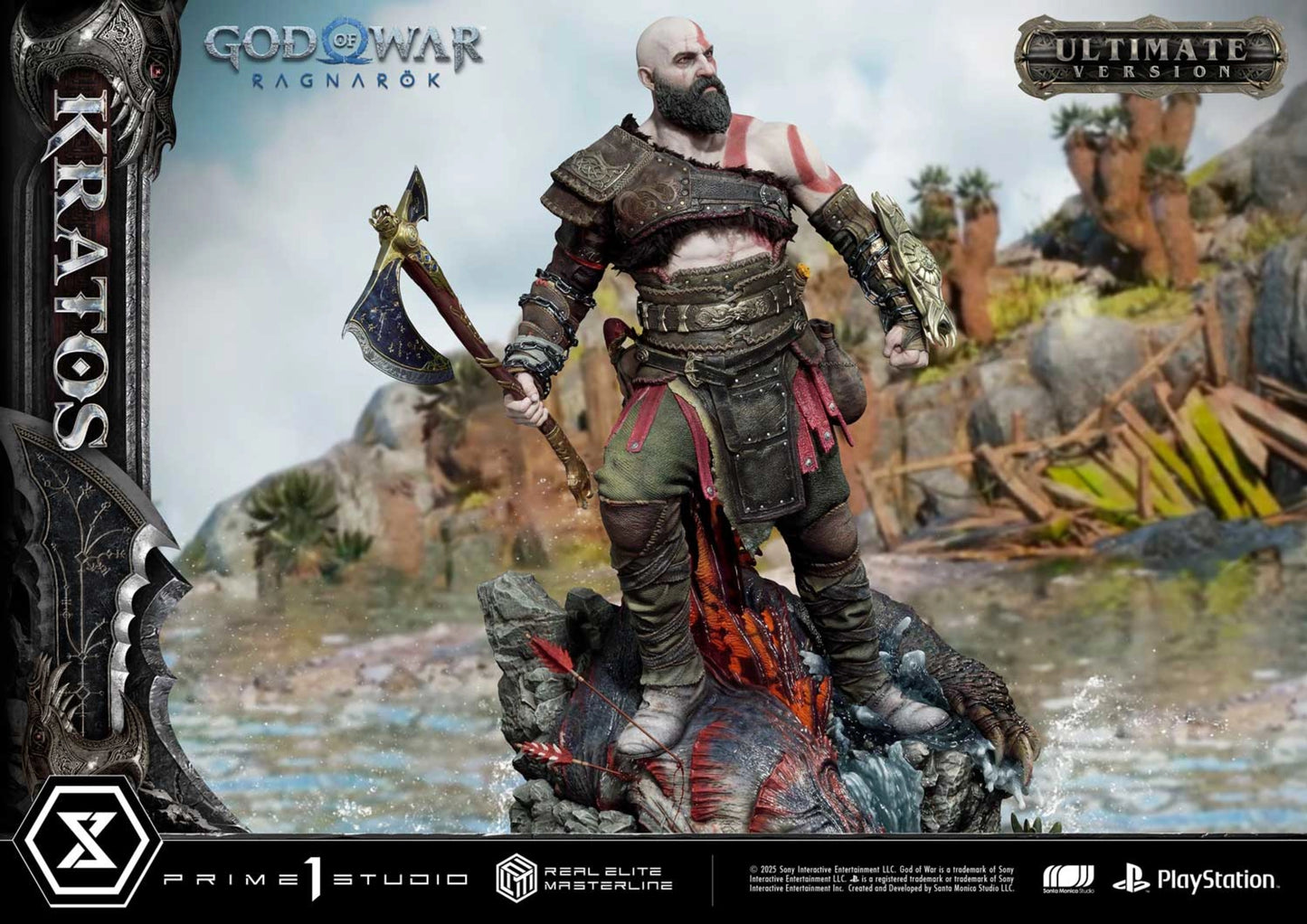 PRIME 1 STUDIO REAL ELITE MASTERLINE GOD OF WAR: RAGNAROK KRATOS ULTIMATE BONUS VERSION(PRE-ORDER)