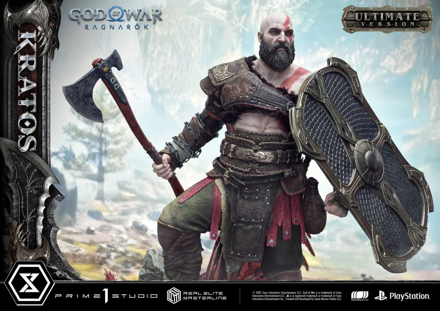 PRIME 1 STUDIO REAL ELITE MASTERLINE GOD OF WAR: RAGNAROK KRATOS ULTIMATE BONUS VERSION(PRE-ORDER)