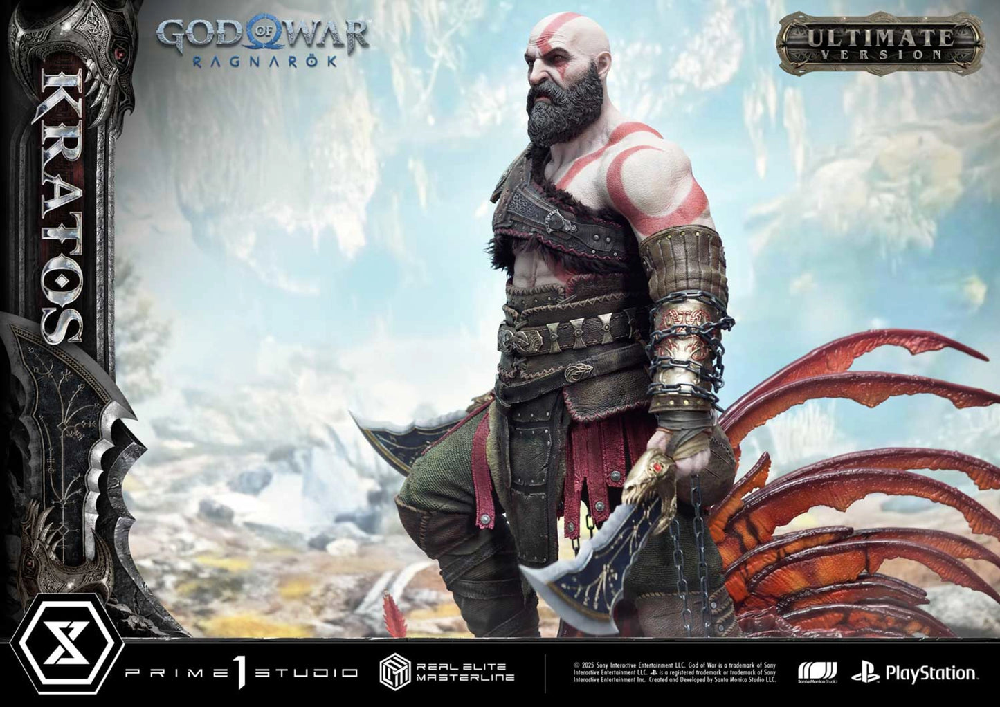 PRIME 1 STUDIO REAL ELITE MASTERLINE GOD OF WAR: RAGNAROK KRATOS ULTIMATE BONUS VERSION(PRE-ORDER)