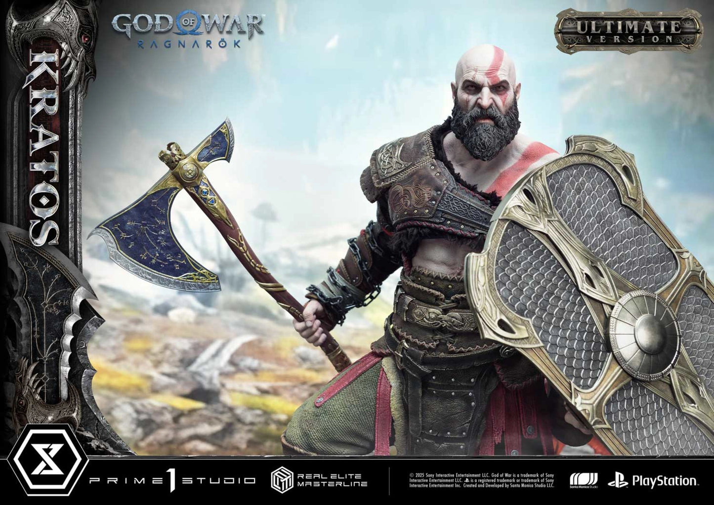 PRIME 1 STUDIO REAL ELITE MASTERLINE GOD OF WAR: RAGNAROK KRATOS ULTIMATE BONUS VERSION(PRE-ORDER)