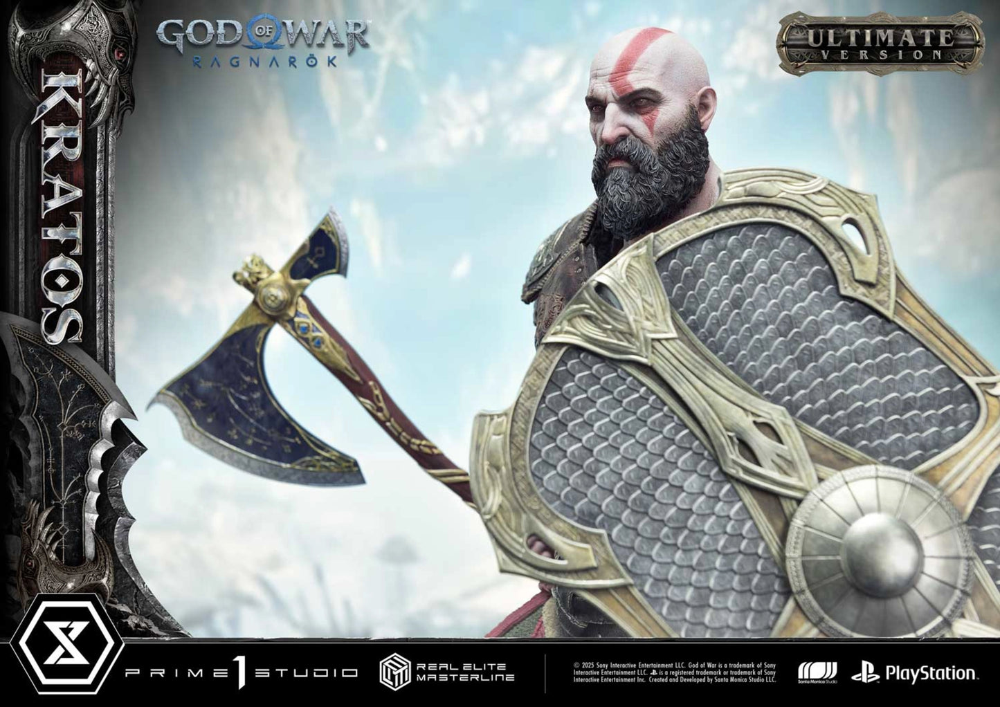 PRIME 1 STUDIO REAL ELITE MASTERLINE GOD OF WAR: RAGNAROK KRATOS ULTIMATE BONUS VERSION(PRE-ORDER)