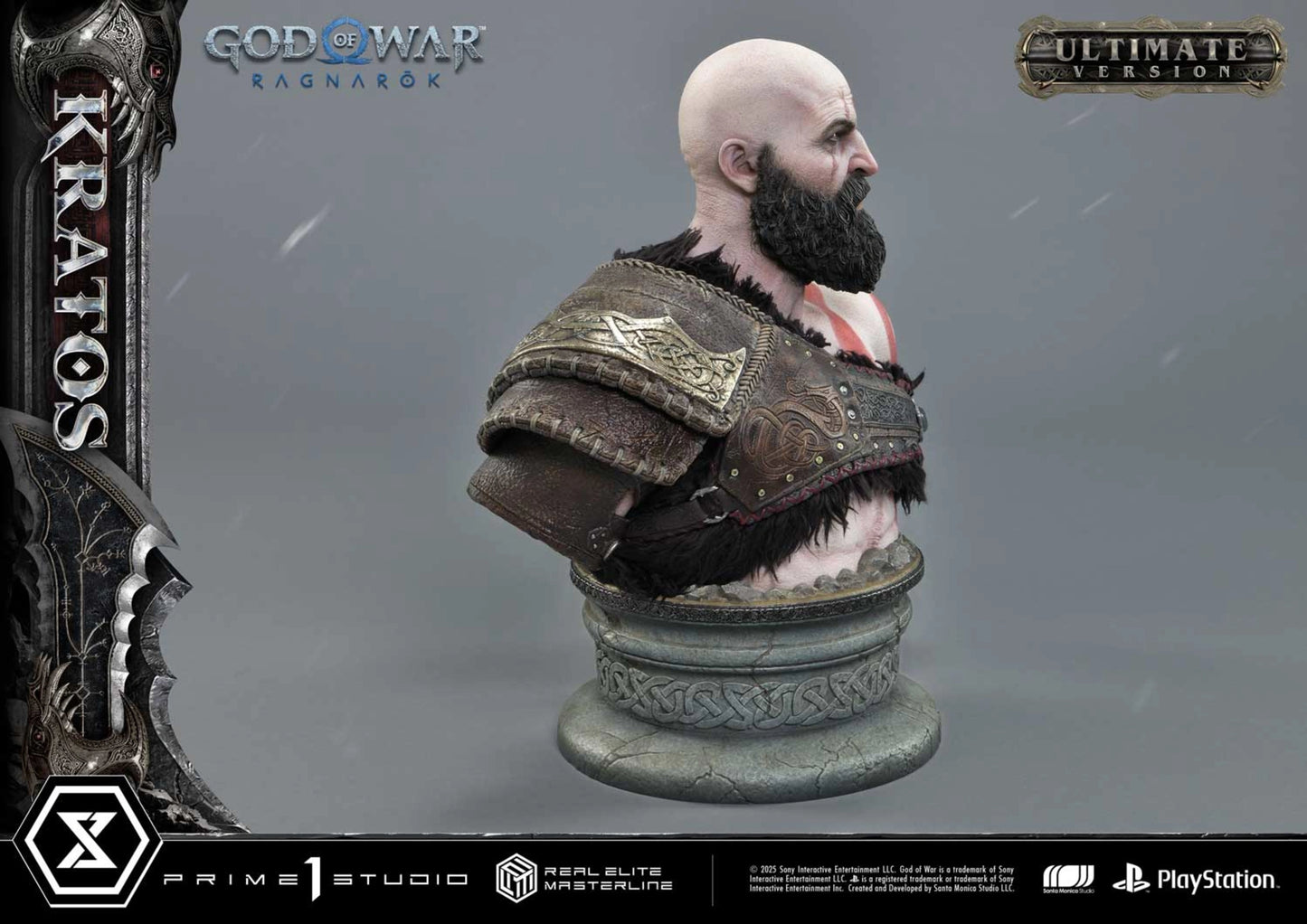 PRIME 1 STUDIO REAL ELITE MASTERLINE GOD OF WAR: RAGNAROK KRATOS ULTIMATE BONUS VERSION(PRE-ORDER)