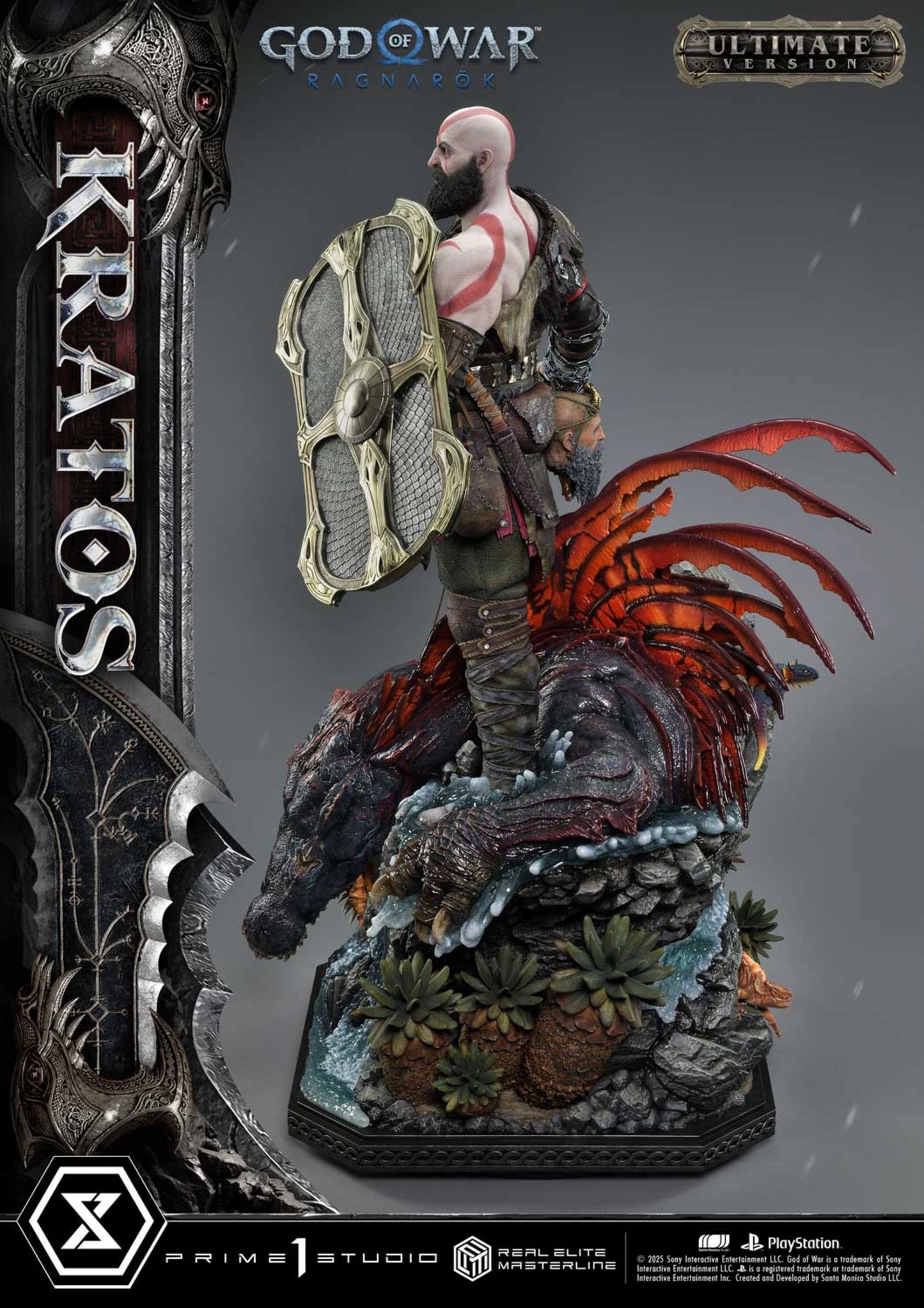 PRIME 1 STUDIO REAL ELITE MASTERLINE GOD OF WAR: RAGNAROK KRATOS ULTIMATE VERSION(PRE-ORDER)