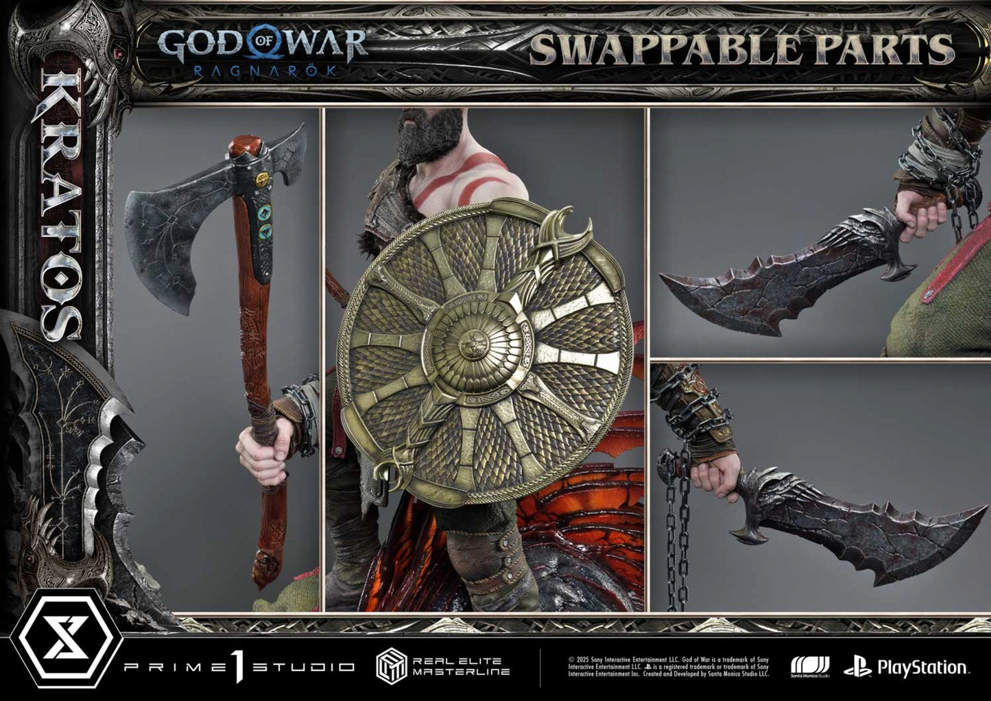 PRIME 1 STUDIO REAL ELITE MASTERLINE GOD OF WAR: RAGNAROK KRATOS(PRE-ORDER)