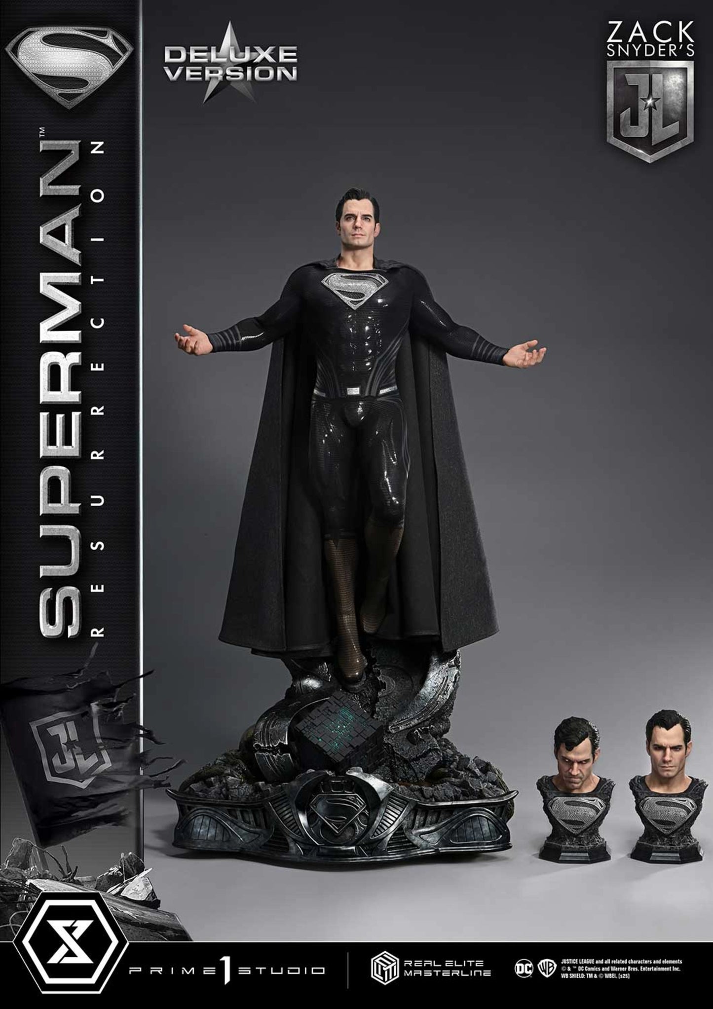 PRIME 1 STUDIO REAL ELITE MASTERLINE JUSTICE LEAGUE (FILM) SUPERMAN "RESURRECTION" ZACK SNYDER'S JUSTICE LEAGUE DX BONUS VERSION(PRE-ORDER)